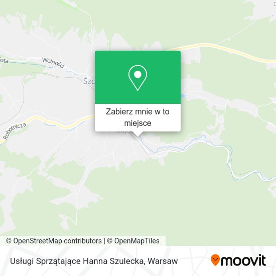 Mapa Usługi Sprzątające Hanna Szulecka