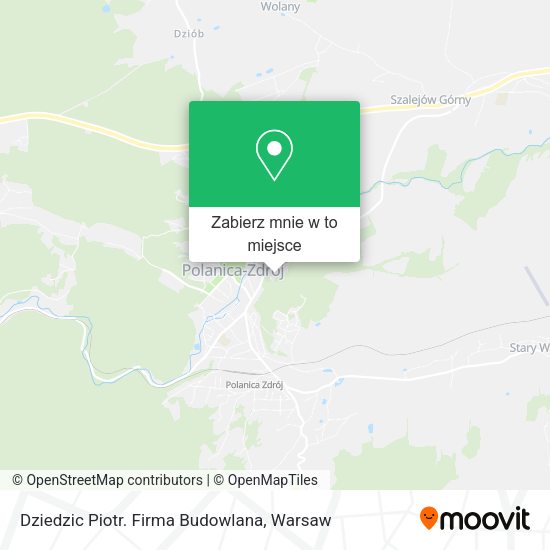 Mapa Dziedzic Piotr. Firma Budowlana