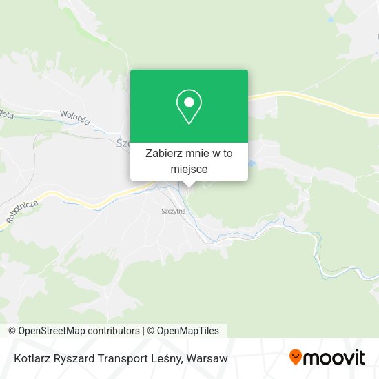 Mapa Kotlarz Ryszard Transport Leśny