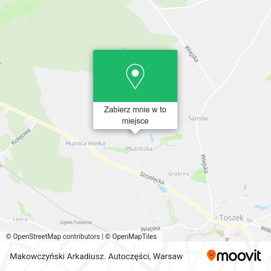 Mapa Makowczyński Arkadiusz. Autoczęści