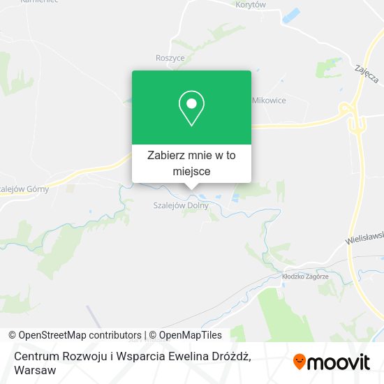 Mapa Centrum Rozwoju i Wsparcia Ewelina Dróżdż