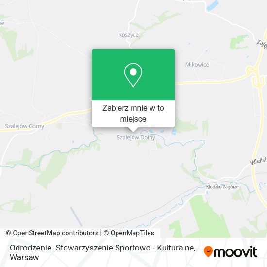 Mapa Odrodzenie. Stowarzyszenie Sportowo - Kulturalne