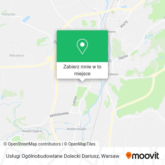 Mapa Usługi Ogólnobudowlane Dolecki Dariusz