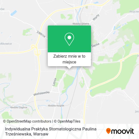 Mapa Indywidualna Praktyka Stomatologiczna Paulina Trześniewska