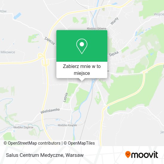 Mapa Salus Centrum Medyczne