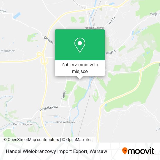 Mapa Handel Wielobranzowy Import Export