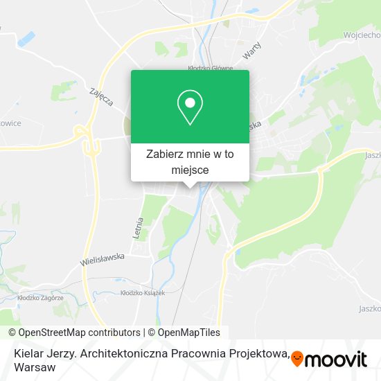 Mapa Kielar Jerzy. Architektoniczna Pracownia Projektowa