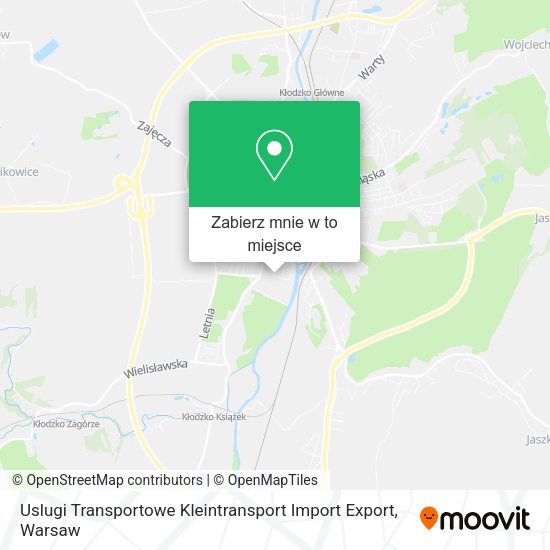 Mapa Uslugi Transportowe Kleintransport Import Export