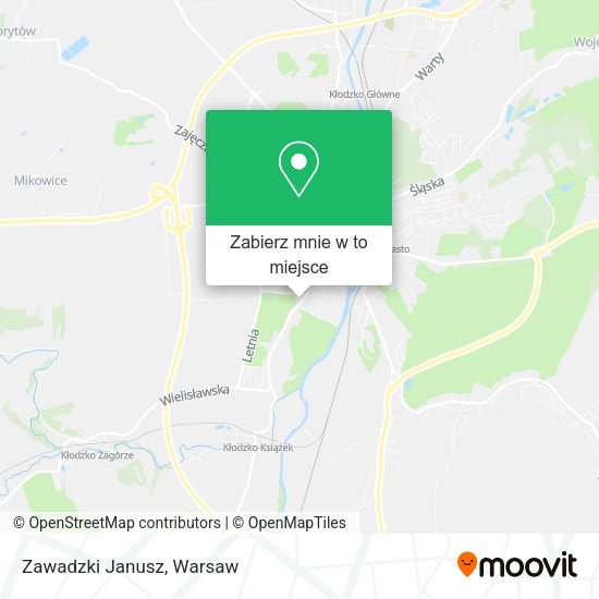 Mapa Zawadzki Janusz