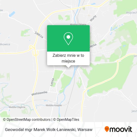 Mapa Geowodal mgr Marek Wolk-Laniewski