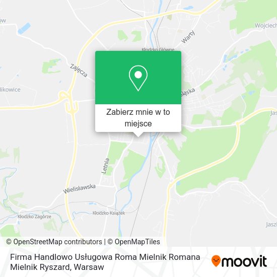 Mapa Firma Handlowo Usługowa Roma Mielnik Romana Mielnik Ryszard