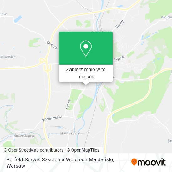 Mapa Perfekt Serwis Szkolenia Wojciech Majdański