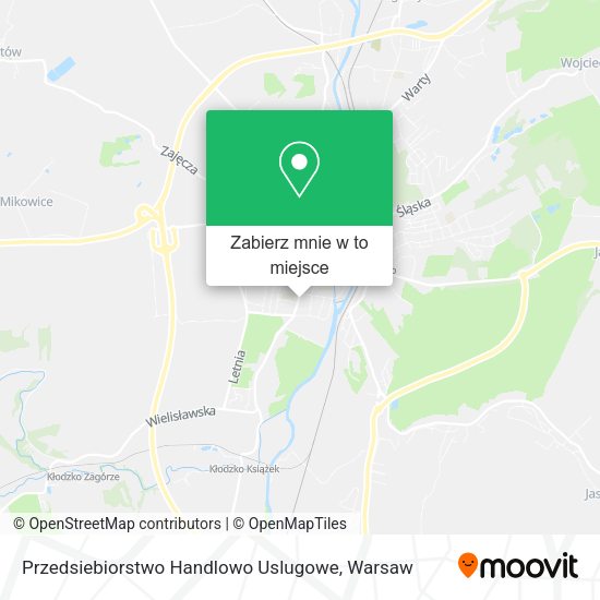 Mapa Przedsiebiorstwo Handlowo Uslugowe