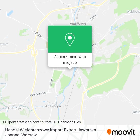 Mapa Handel Wielobranżowy Import Export Jaworska Joanna