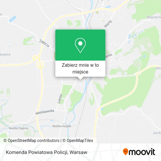 Mapa Komenda Powiatowa Policji