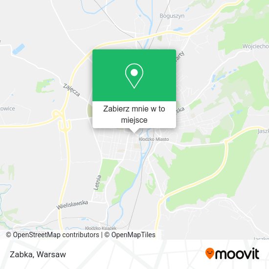 Mapa Zabka