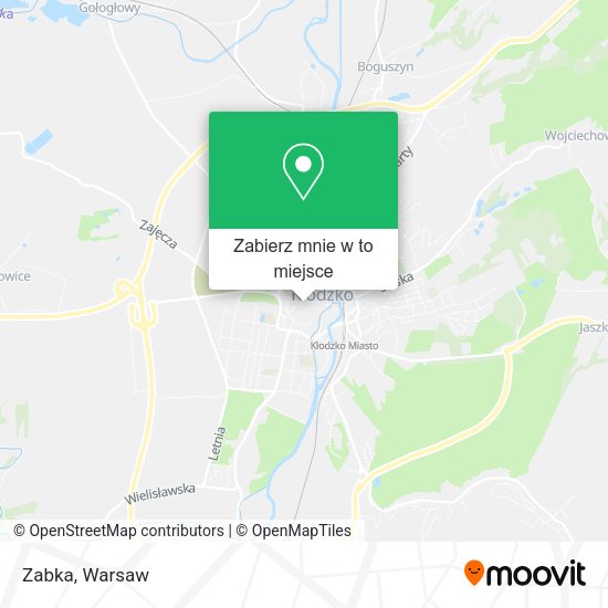 Mapa Zabka