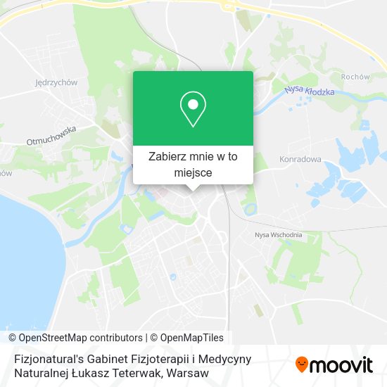 Mapa Fizjonatural's Gabinet Fizjoterapii i Medycyny Naturalnej Łukasz Teterwak