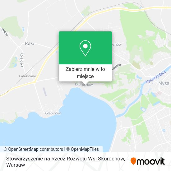 Mapa Stowarzyszenie na Rzecz Rozwoju Wsi Skorochów