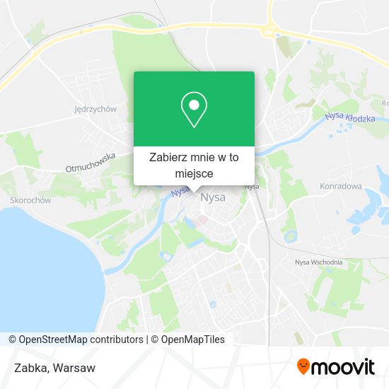 Mapa Zabka