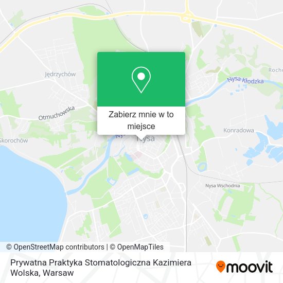 Mapa Prywatna Praktyka Stomatologiczna Kazimiera Wolska