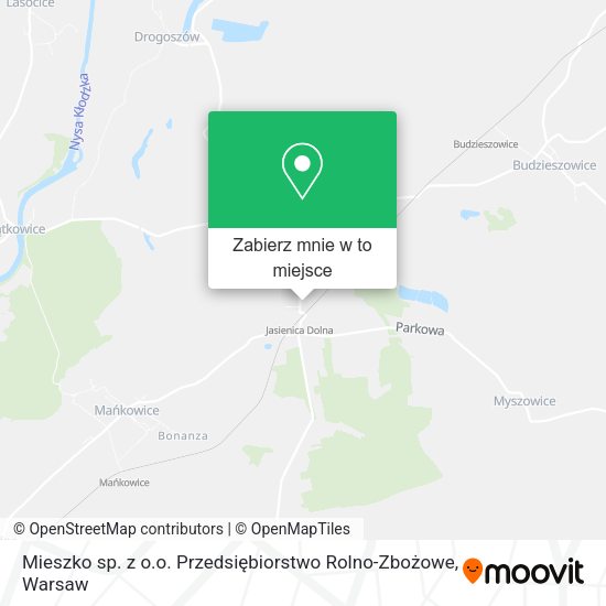 Mapa Mieszko sp. z o.o. Przedsiębiorstwo Rolno-Zbożowe