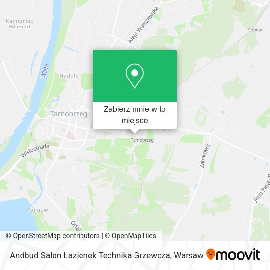 Mapa Andbud Salon Łazienek Technika Grzewcza