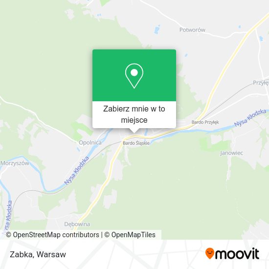 Mapa Zabka