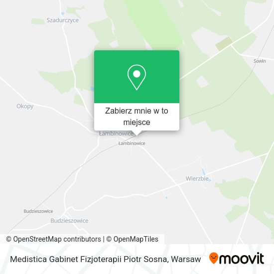 Mapa Medistica Gabinet Fizjoterapii Piotr Sosna