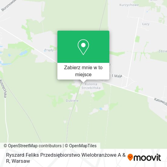 Mapa Ryszard Feliks Przedsiębiorstwo Wielobranżowe A & R