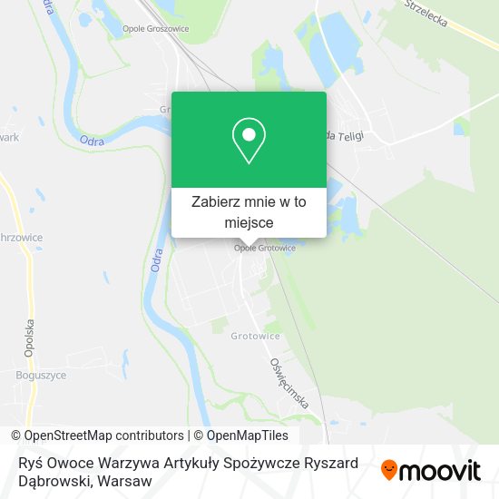 Mapa Ryś Owoce Warzywa Artykuły Spożywcze Ryszard Dąbrowski