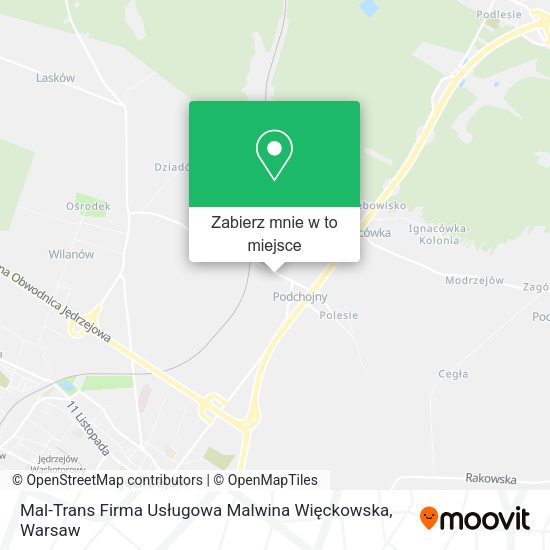 Mapa Mal-Trans Firma Usługowa Malwina Więckowska