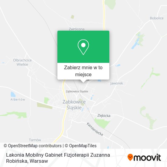 Mapa Lakonia Mobilny Gabinet Fizjoterapii Zuzanna Robińska