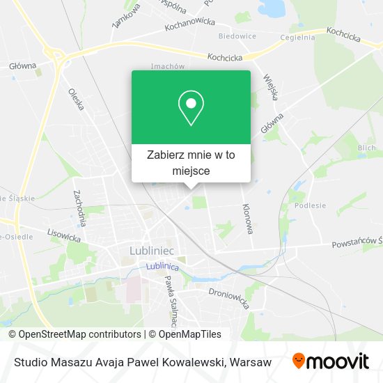 Mapa Studio Masazu Avaja Pawel Kowalewski