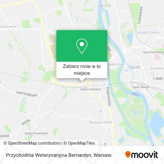 Mapa Przychodnia Weterynaryjna Bernardyn