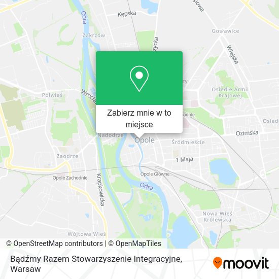 Mapa Bądźmy Razem Stowarzyszenie Integracyjne