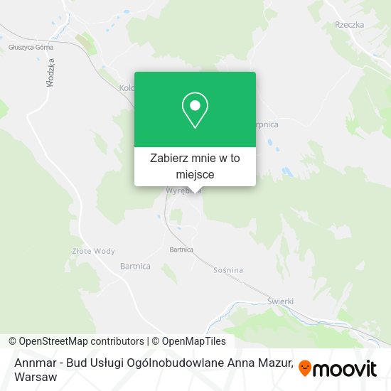 Mapa Annmar - Bud Usługi Ogólnobudowlane Anna Mazur