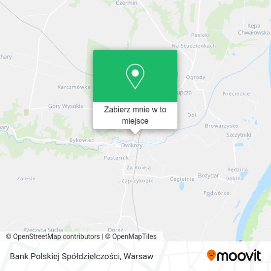 Mapa Bank Polskiej Spółdzielczości