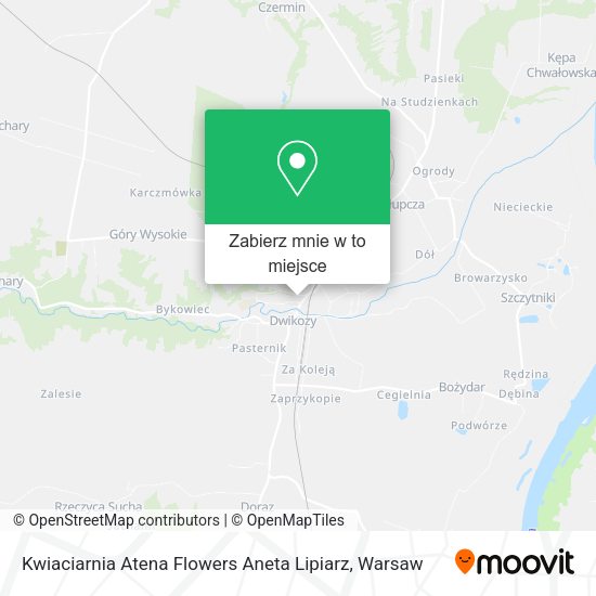 Mapa Kwiaciarnia Atena Flowers Aneta Lipiarz