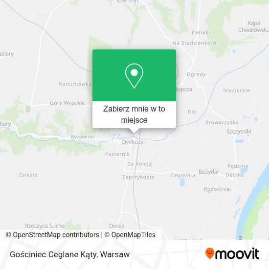 Mapa Gościniec Ceglane Kąty