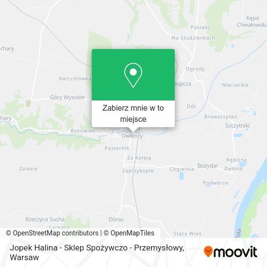 Mapa Jopek Halina - Sklep Spożywczo - Przemysłowy