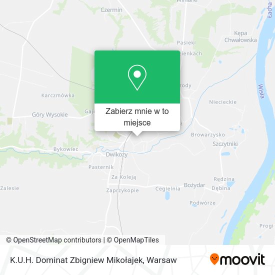 Mapa K.U.H. Dominat Zbigniew Mikołajek