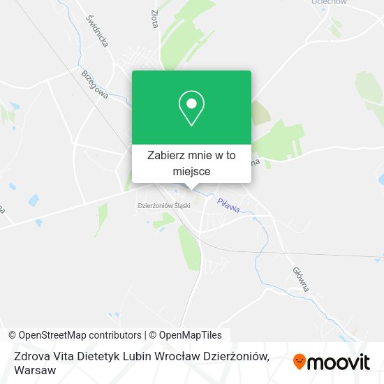 Mapa Zdrova Vita Dietetyk Lubin Wrocław Dzierżoniów