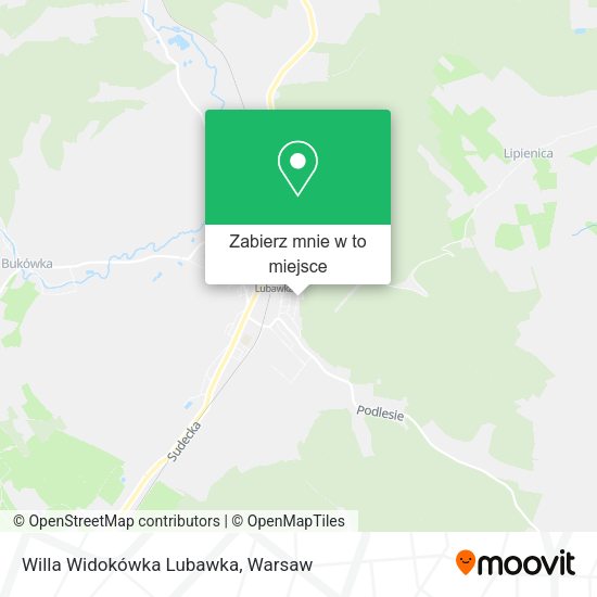 Mapa Willa Widokówka Lubawka