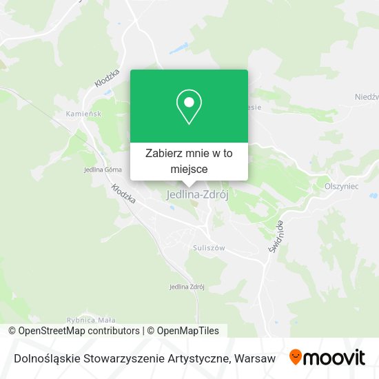 Mapa Dolnośląskie Stowarzyszenie Artystyczne