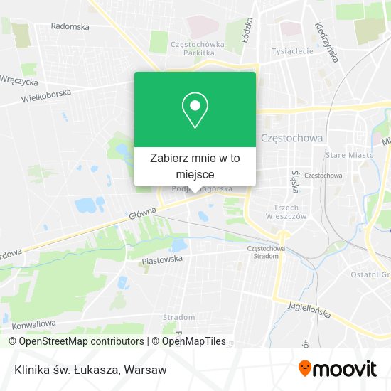 Mapa Klinika św. Łukasza