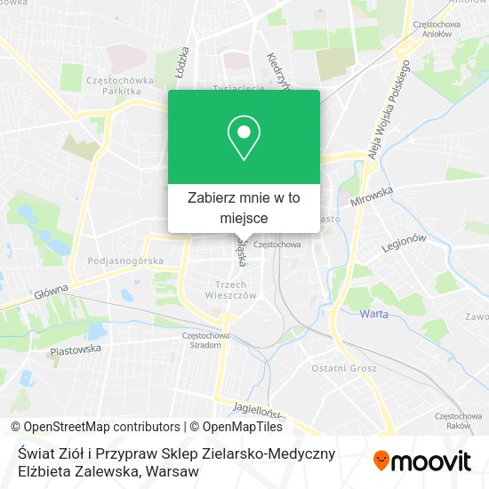 Mapa Świat Ziół i Przypraw Sklep Zielarsko-Medyczny Elżbieta Zalewska