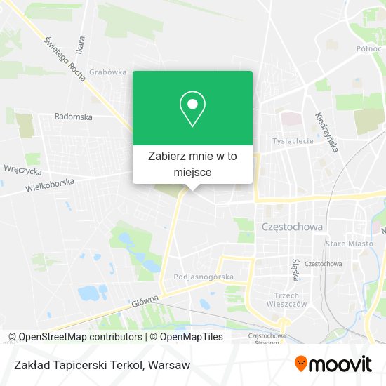 Mapa Zakład Tapicerski Terkol