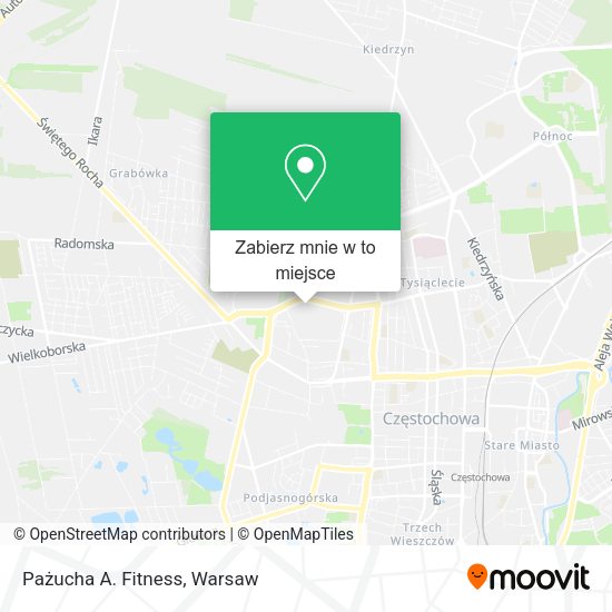 Mapa Pażucha A. Fitness