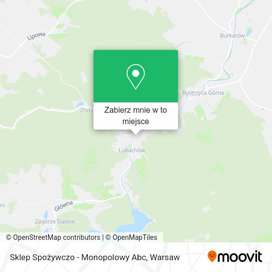 Mapa Sklep Spożywczo - Monopolowy Abc